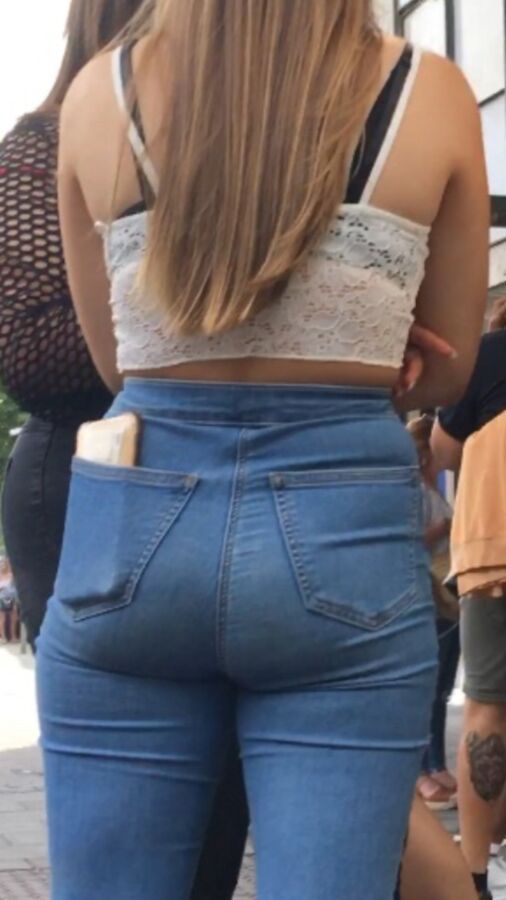 FAP time... British Chav with Horny Jeans Ass!!! 8 of 167 pics