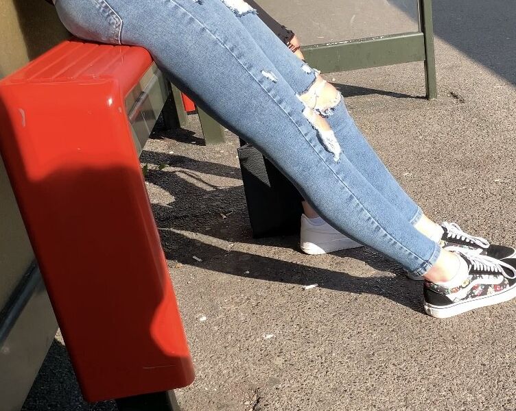 Jeans teen sitting  14 of 70 pics