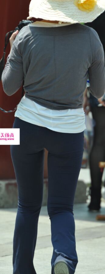 Candids: Clothes so tight, so that panties poke out (VPL) 21 of 71 pics