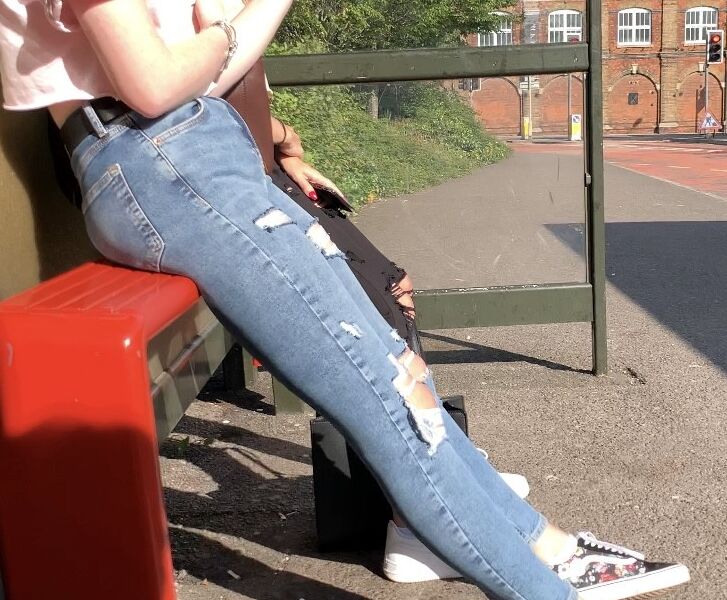 Jeans teen sitting  20 of 70 pics