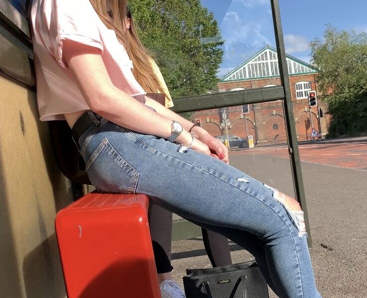 Jeans teen sitting  4 of 70 pics