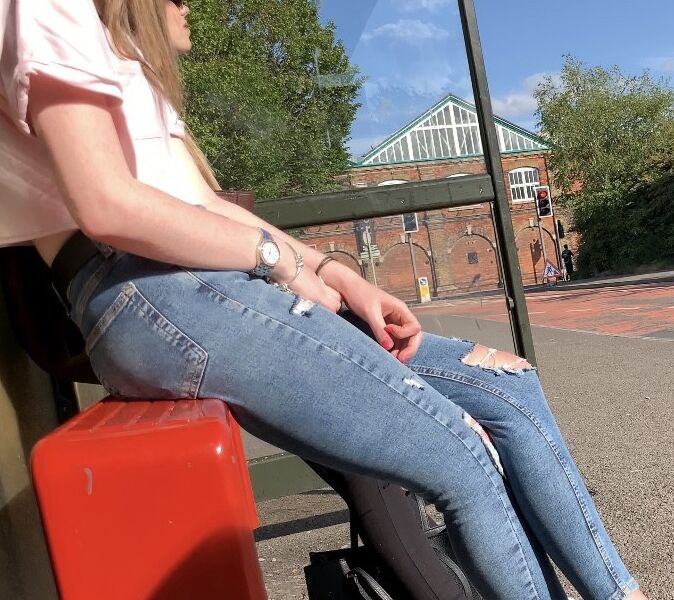 Jeans teen sitting  10 of 70 pics