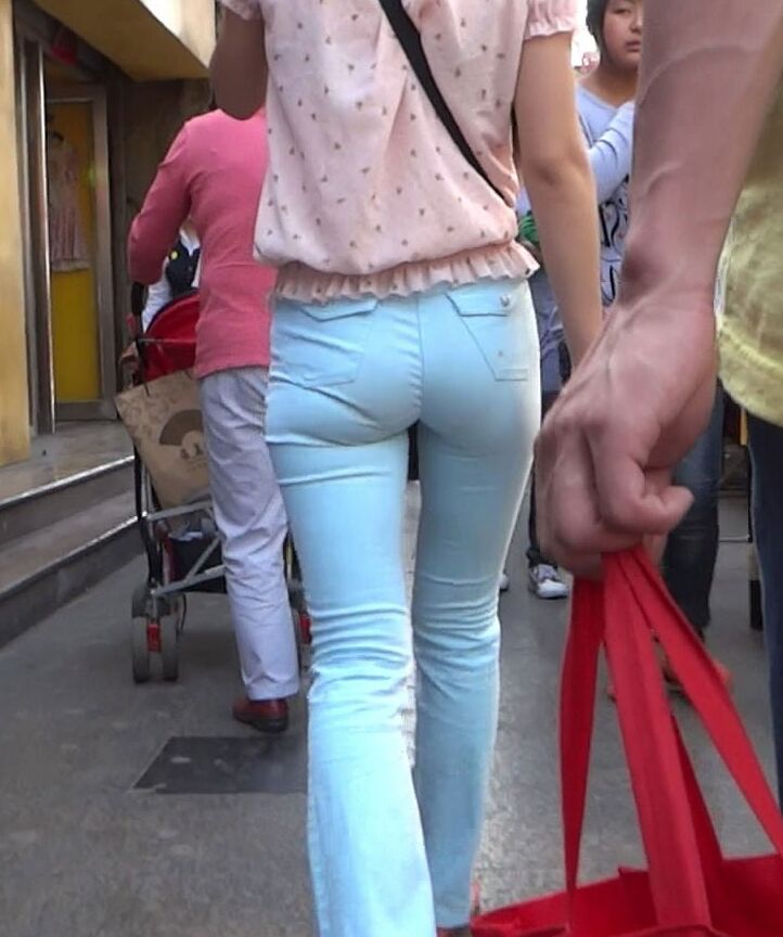 Candids: Clothes so tight, so that panties poke out (VPL) 11 of 71 pics
