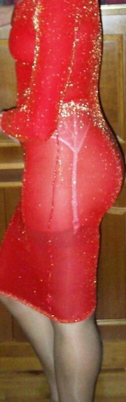 My french whore Astrida in red dress 18 of 89 pics