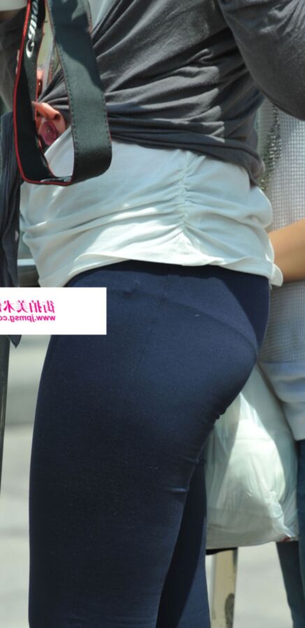 Candids: Clothes so tight, so that panties poke out (VPL) 18 of 71 pics