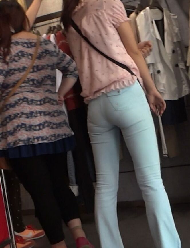 Candids: Clothes so tight, so that panties poke out (VPL) 10 of 71 pics