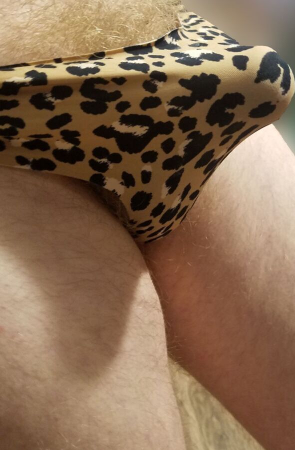 Ms. Evelyn in Animal Print Hose and Panties 14 of 15 pics