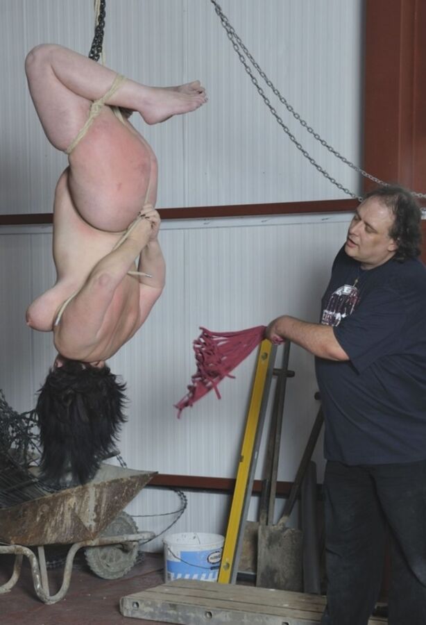 Plump Brunette Tied, Suspended & Tortured 23 of 91 pics