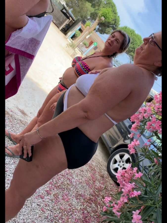 Ugly granny in swimsuit  6 of 7 pics