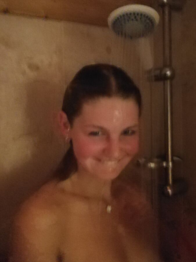 me (french teen) under the shower 19 of 38 pics