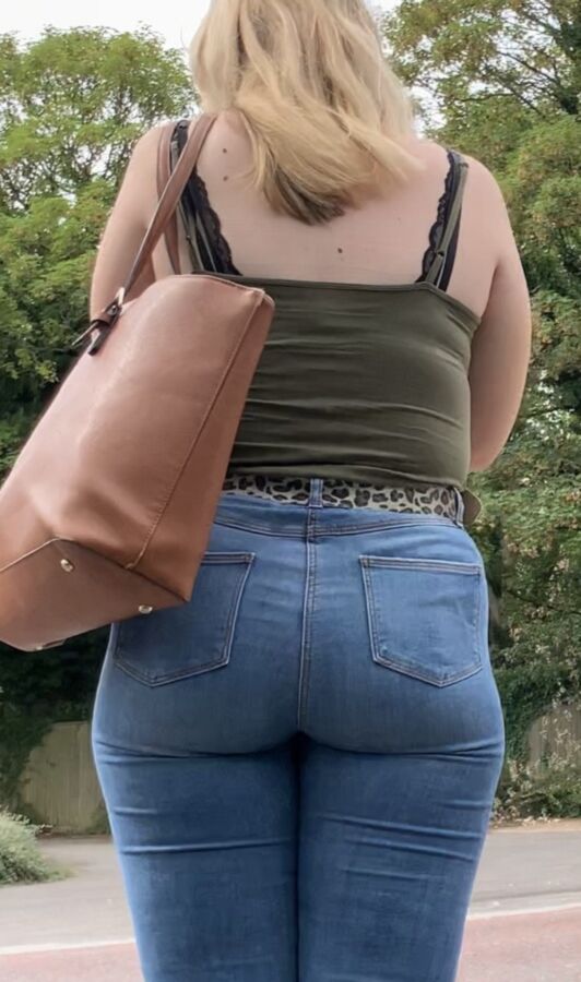 More of Jeans Teen Waiting for Bus  3 of 105 pics