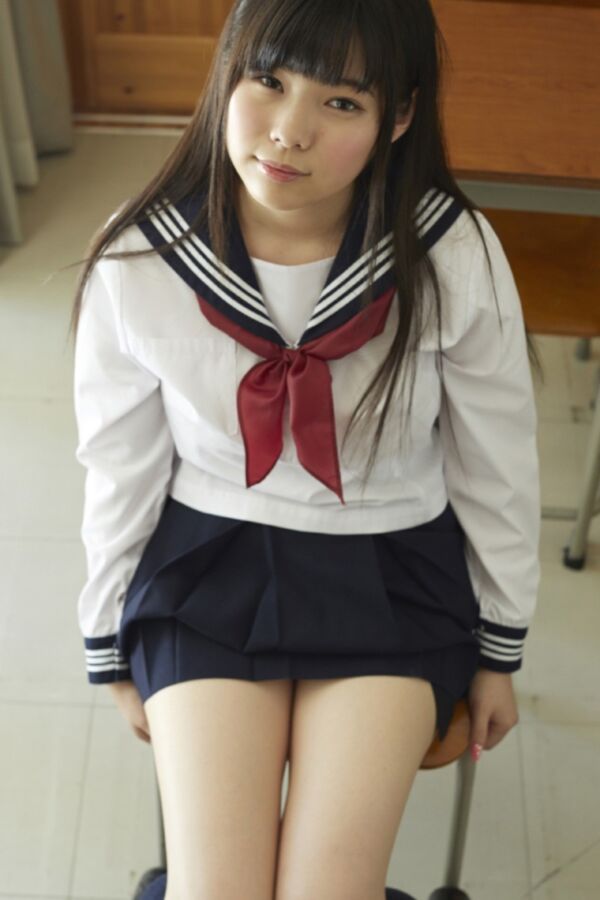 Busty schoolgirl Chika Yuki 6 of 54 pics
