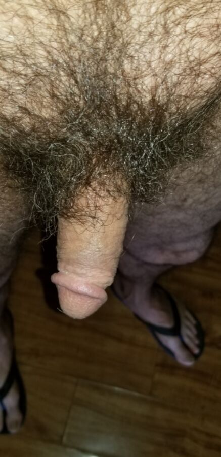 Hairy Naked Saturday Getting Ready To Stroke 3 of 6 pics