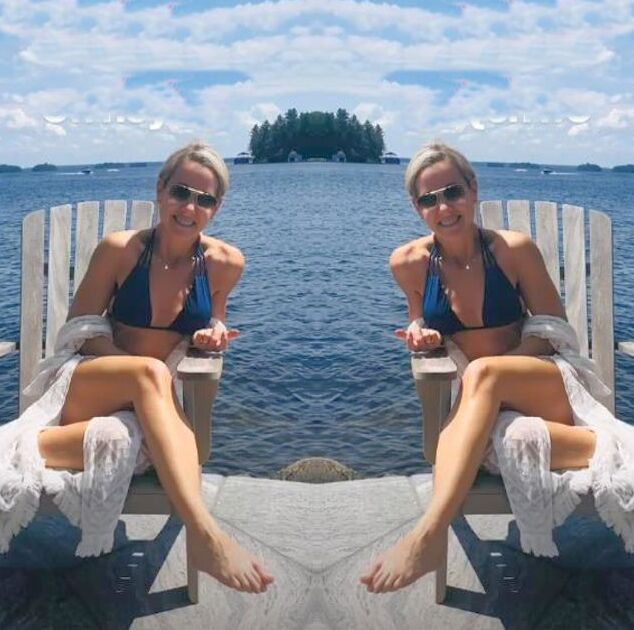 Dana Levenson CTV Weather Girl Takes On Tiny Bikinis 2 of 17 pics