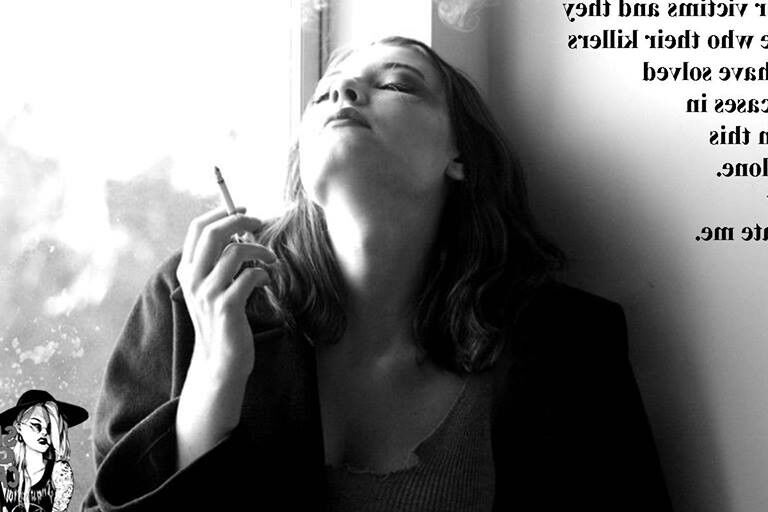 SPOOKY, CREEPY SMOKING GIRLS CAPTIONED 20 of 33 pics