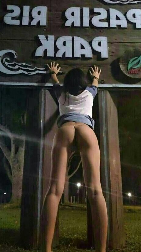 SG Malay Slut Flashing At Park 1 of 2 pics