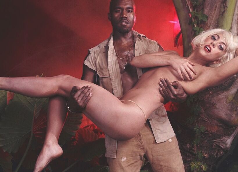 Lady Gaga Sexy Nude Photos with Kanye West 18 of 30 pics