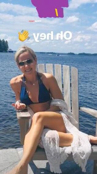 Dana Levenson CTV Weather Girl Bikini Jerk Challenge 4 of 25 pics