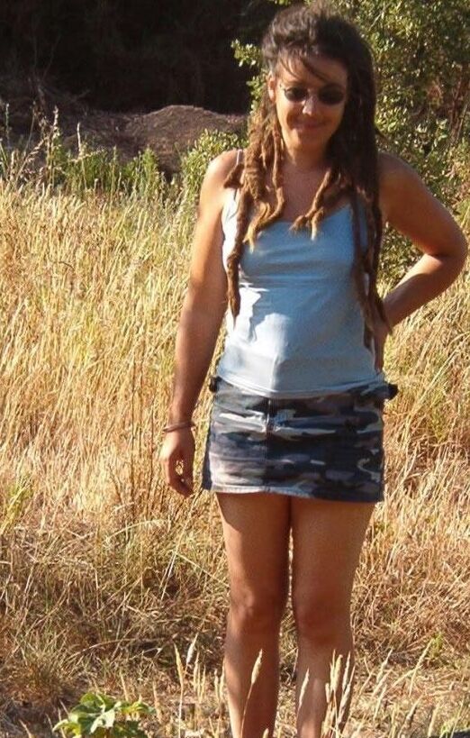 Dreadlock hippy amateur Crissy Outdoor fun 5 of 15 pics