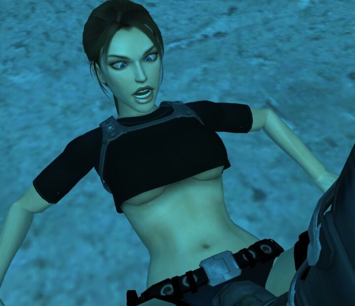 Lara Croft pussy crushed 3 of 5 pics