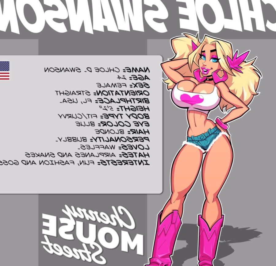 Cherry Mouse Street! Artist Who Draws Magnificent Bimbos! 2 of 31 pics