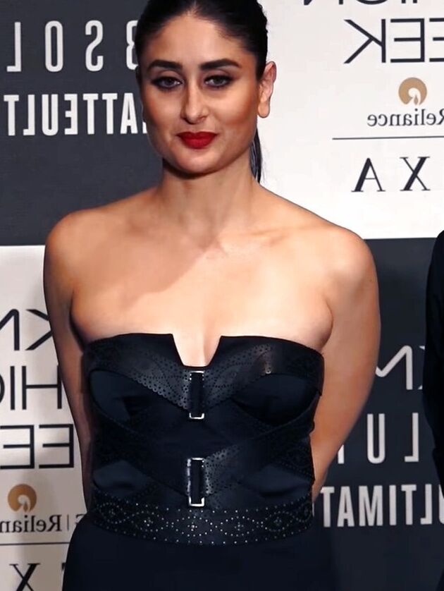Kareena Kapoor - Stunning Indian Bollywood Celeb in a Black Gown 13 of 86 pics