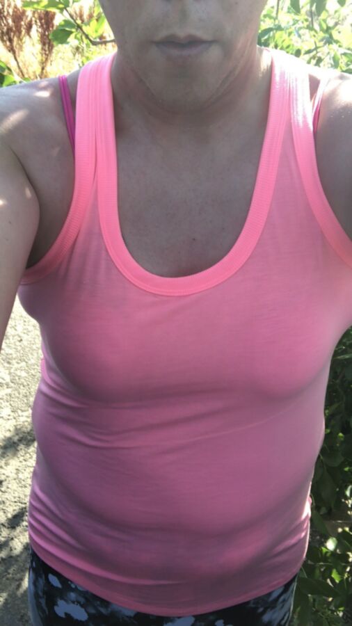 Outdoors workout and errands bitch 5 of 19 pics
