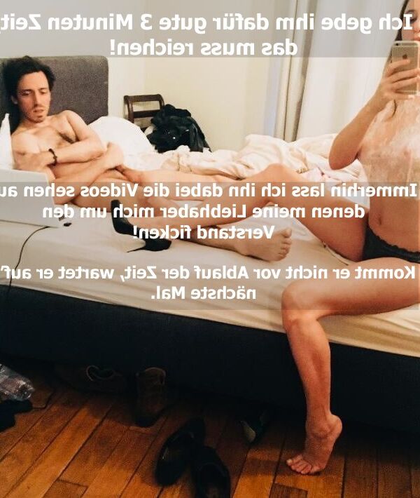 German - Cuckold and dominant-submissive captions I 4 of 10 pics