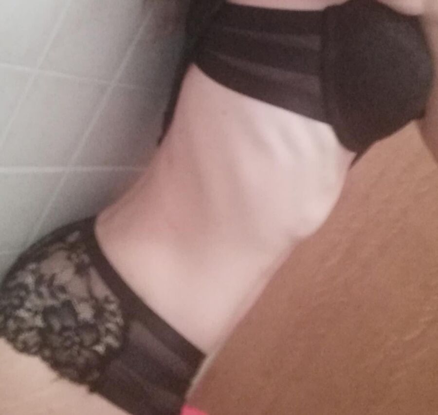 My skinny brunette flasher wife (selfshots in bathroom at work) 21 of 44 pics