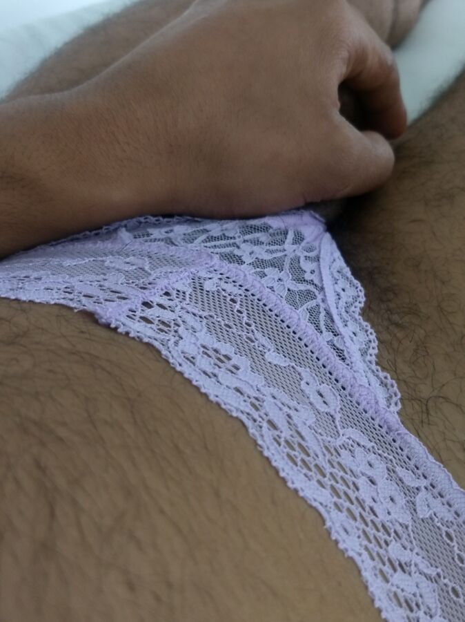 Lila lace thong 22 of 22 pics