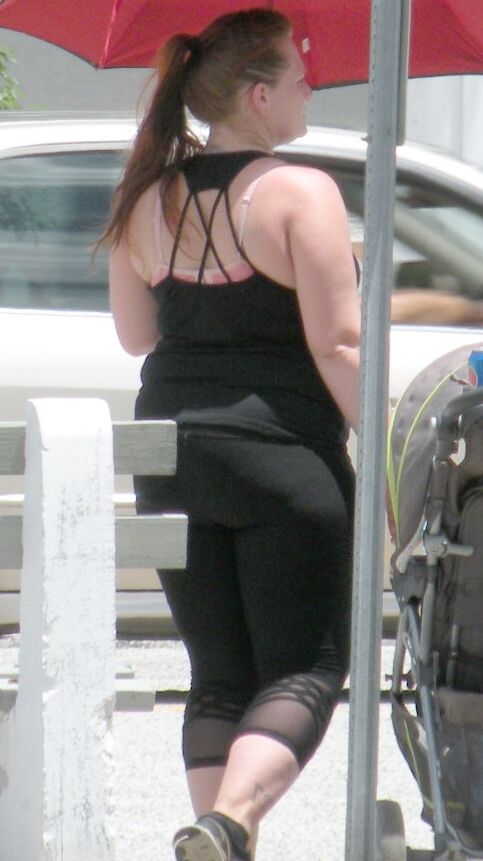 SUPER Big Belly redhead in TIGHT black outfit Pregnant bbw THICK 15 of 22 pics