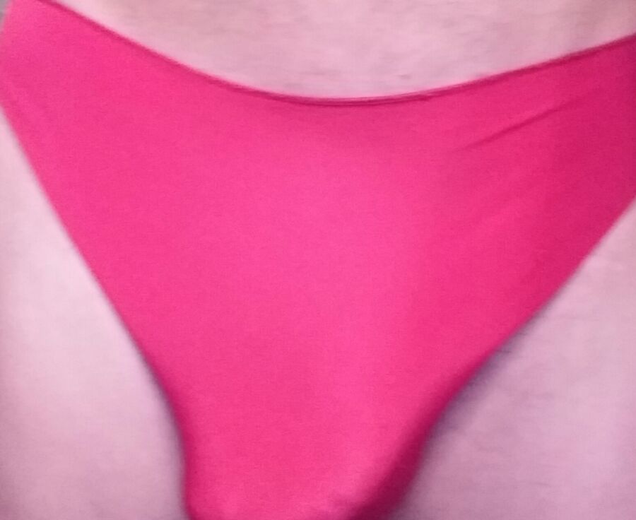 Panties Make My Cock Big 2 of 5 pics