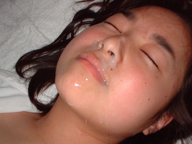 CUMSHOT ON FACE 10 of 28 pics