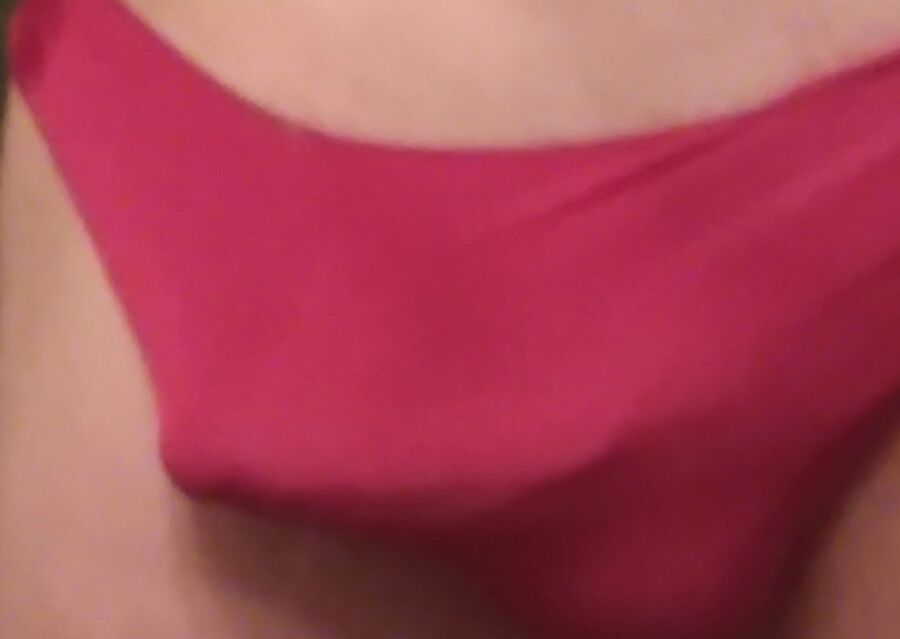 Panties Make My Cock Big 3 of 5 pics