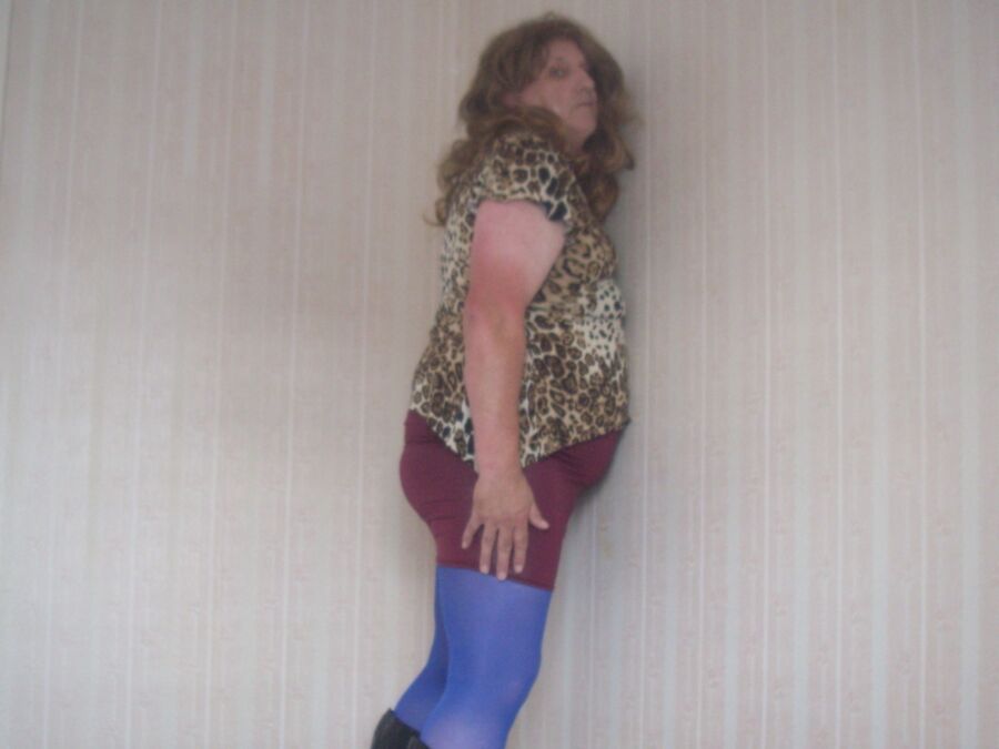 me in blue pantyhose 13 of 26 pics