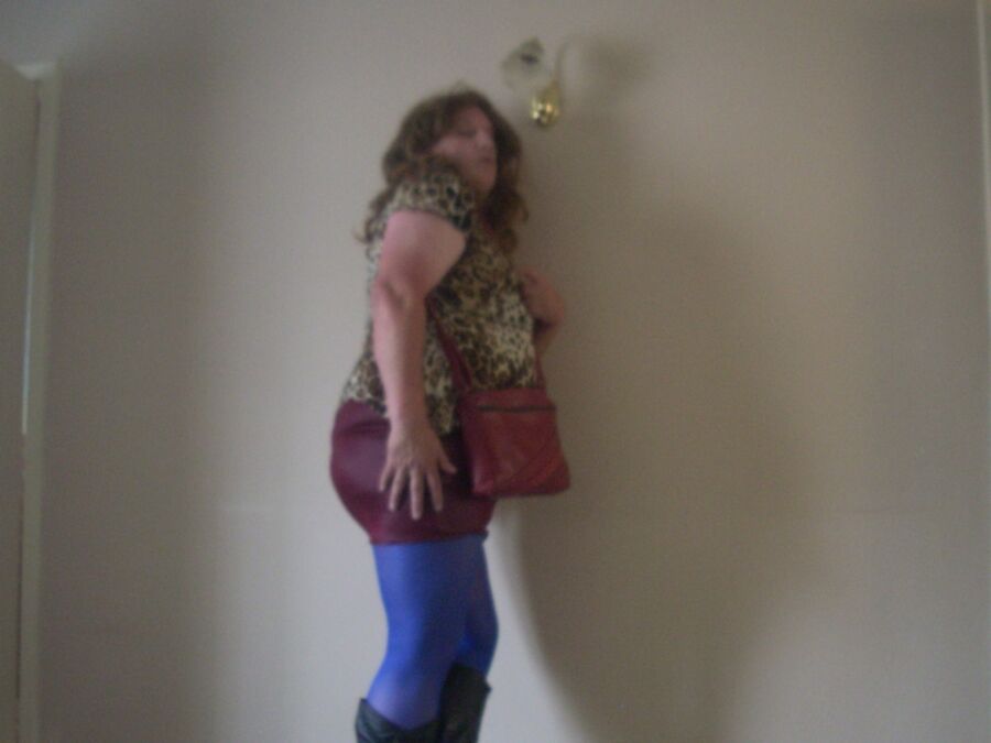 me in blue pantyhose 11 of 26 pics