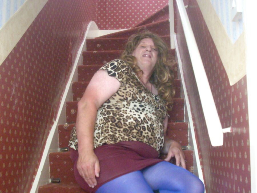 me in blue pantyhose 9 of 26 pics