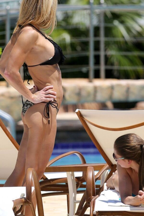 Torrie Wilson - Bikini in Miami at Poolside 3 of 10 pics