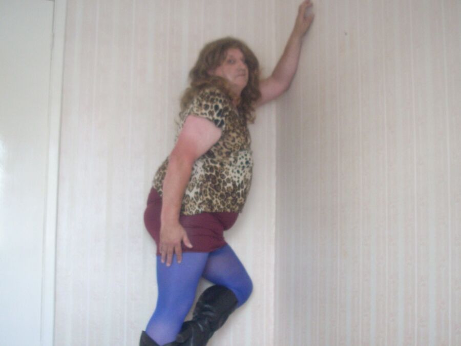 me in blue pantyhose 14 of 26 pics