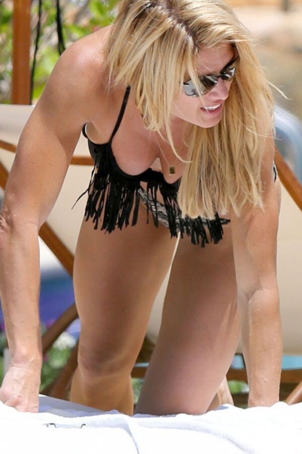 Torrie Wilson - Bikini in Miami at Poolside 6 of 10 pics