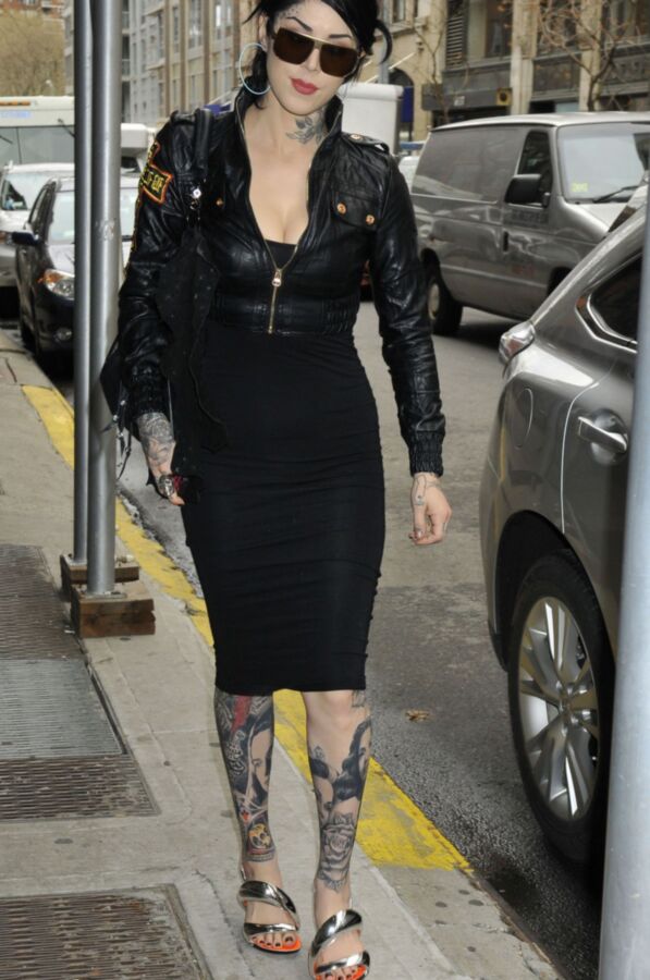 Kat Von D Booty arriving at The Wendy Williams Show in New York 11 of 17 pics