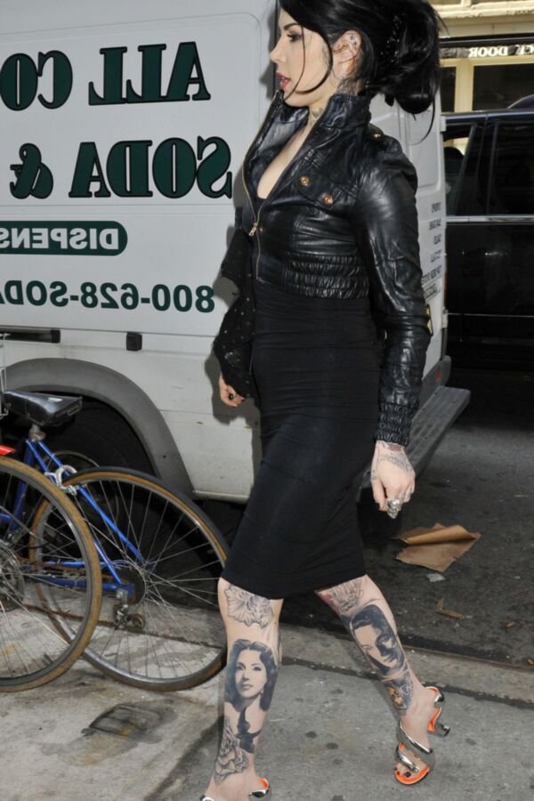 Kat Von D Booty arriving at The Wendy Williams Show in New York 8 of 17 pics