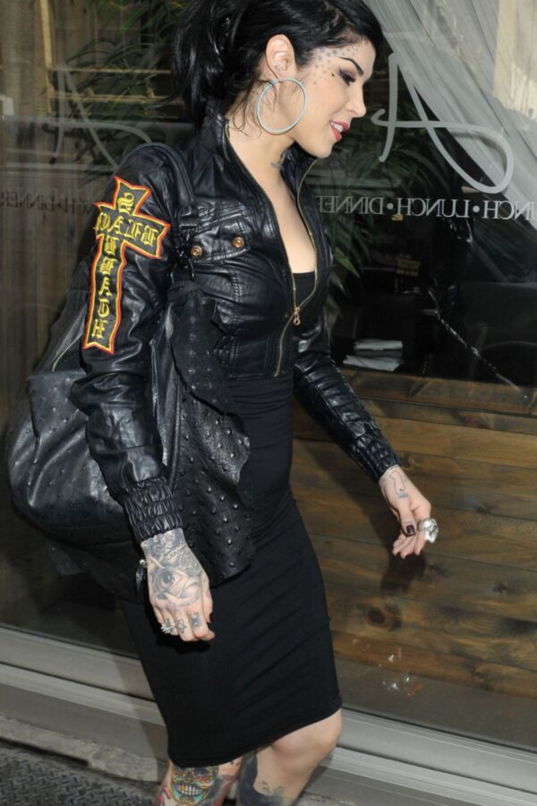 Kat Von D Booty arriving at The Wendy Williams Show in New York 5 of 17 pics