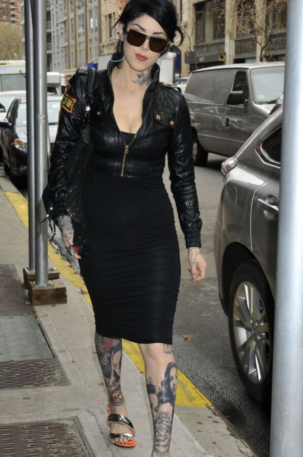 Kat Von D Booty arriving at The Wendy Williams Show in New York 12 of 17 pics