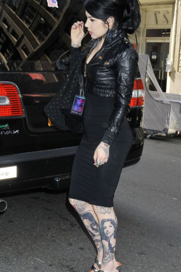 Kat Von D Booty arriving at The Wendy Williams Show in New York 7 of 17 pics