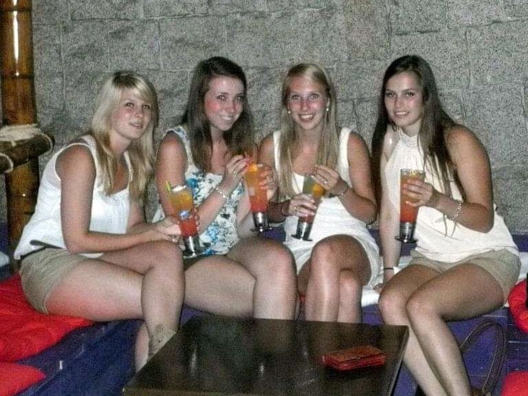 Blonde Dutch College Teen, Sister and Friends 15 of 78 pics