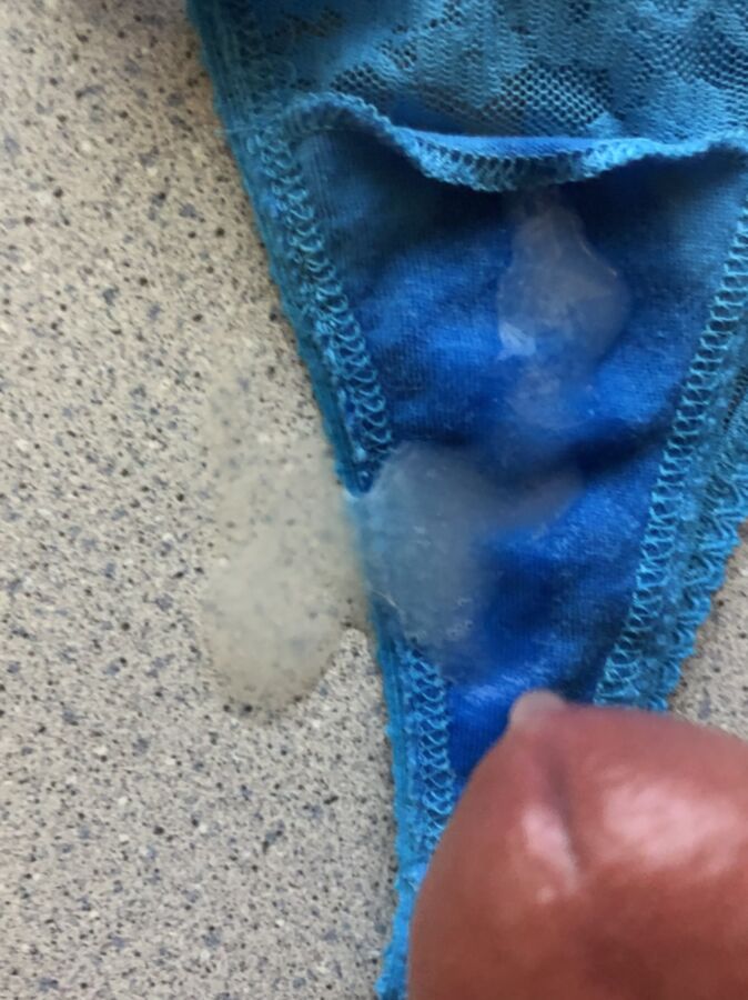 SD Blue Thong 4 of 12 pics