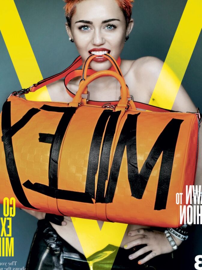 Miley Cyrus Topless and showing Butt Crack in V Magazine 1 of 17 pics