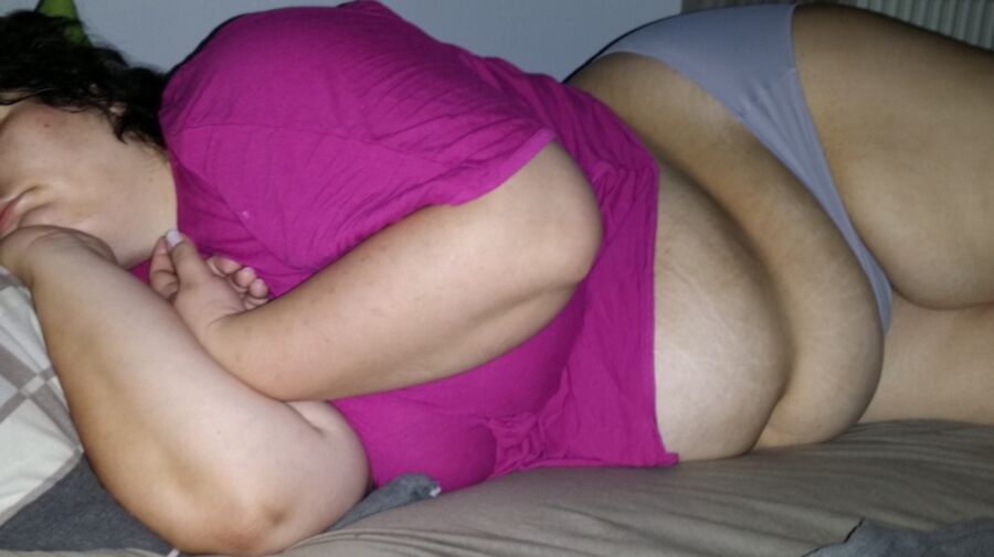 Sleeping Fat Slut Used And Exposed 21 of 23 pics