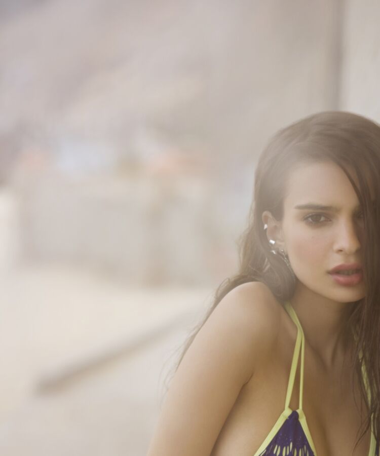 Emily Ratajkowski in Surfline Bikini Photoshoot 3 of 5 pics